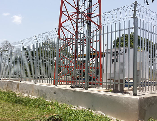 Cerca galvanizada mergulhada quente 2400hx2300l da paliçada do perfil de W para a torre da pilha